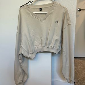 All Day Lightweight Oversized V Neck Sweatshirt - Oner Active